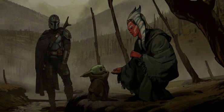 Baby Yoda Encontra Ahsoka Tano