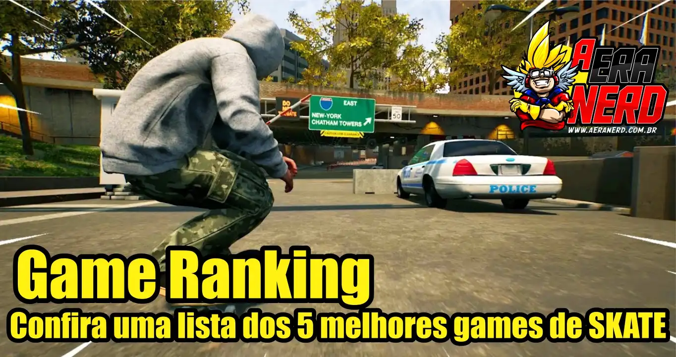 TOP 10 JOGOS DE SKATE (CELULAR E VIDEOGAME) 