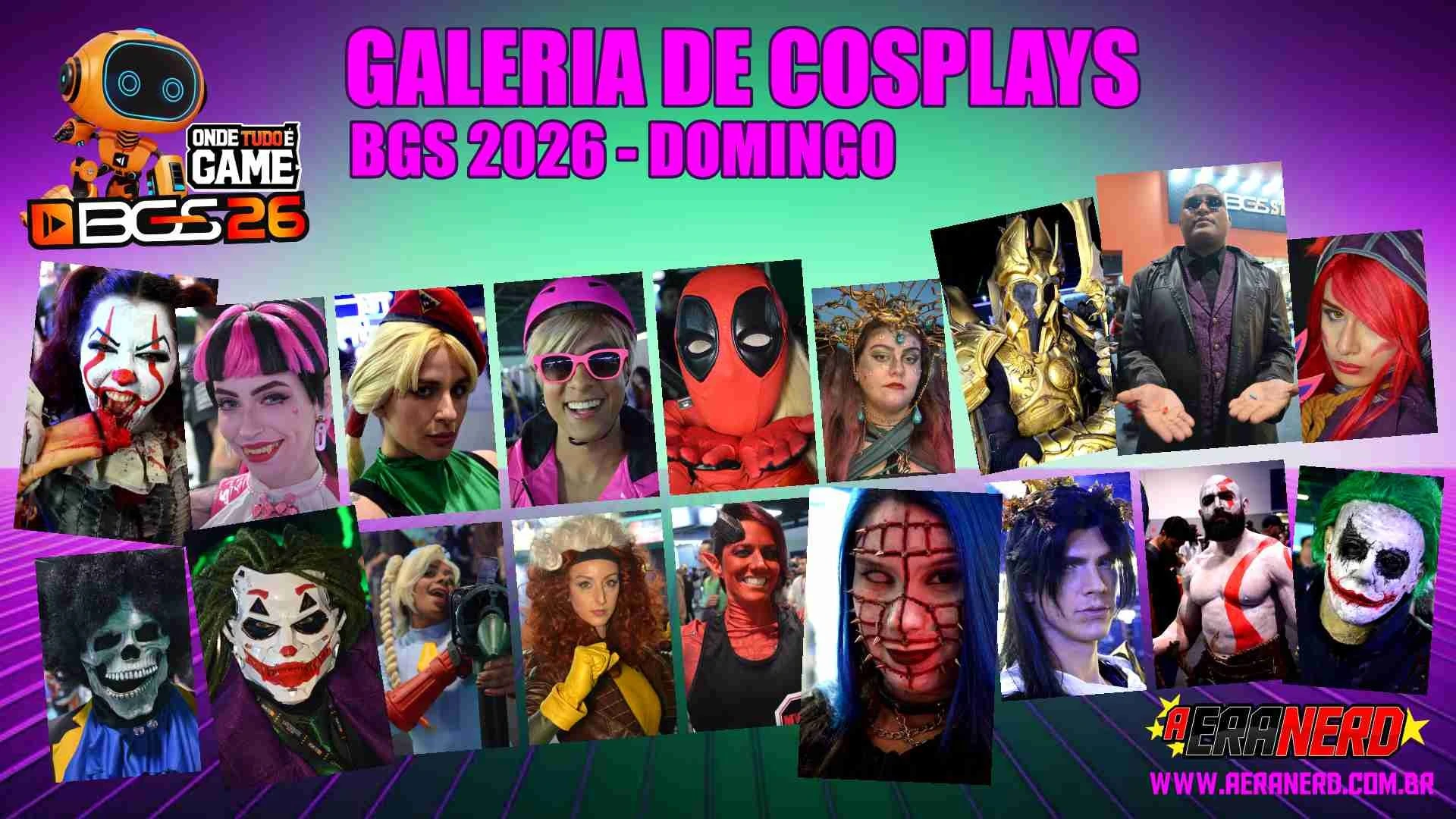BGS - Brasil Game Show 2026 Galeria Fotos de Cosplays | DOMINGO