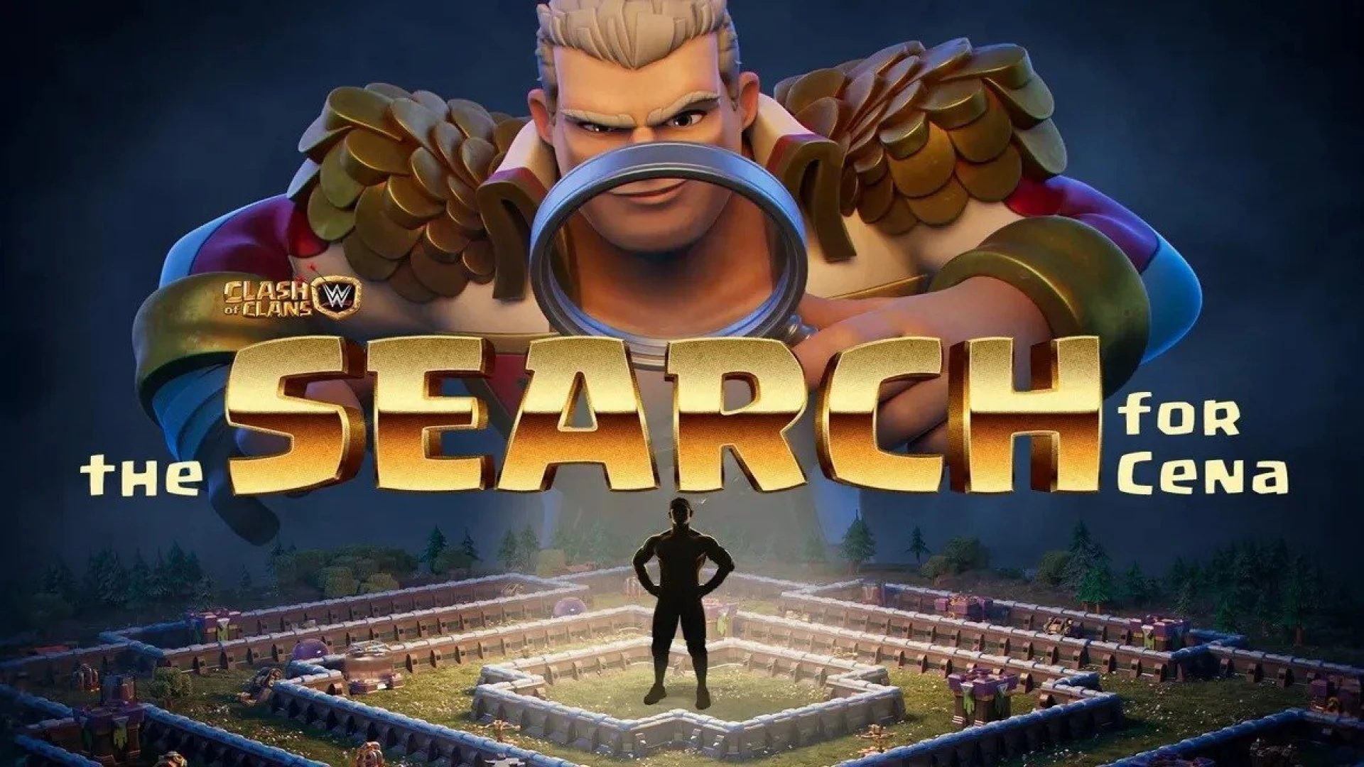 Cody Rodhes te convoca a buscar John Cena em Clash of Clans