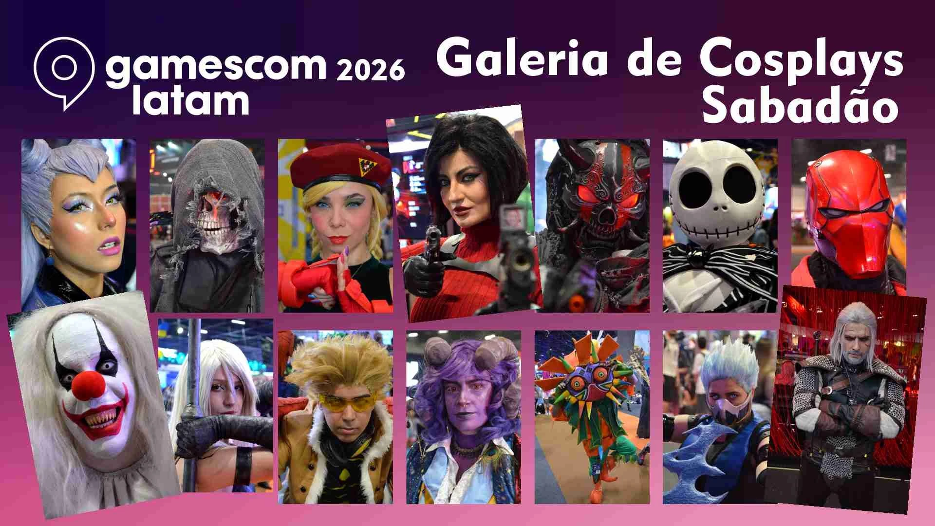 Gamescom Latam 2026, Galeria Fotos de Cosplays - Sabado