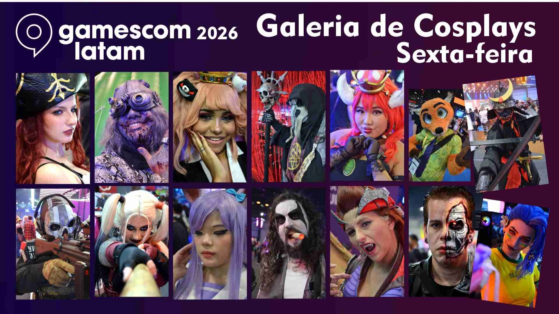 Gamescom Latam2026 Galeria Fotos de Cosplays - Sexta-feira